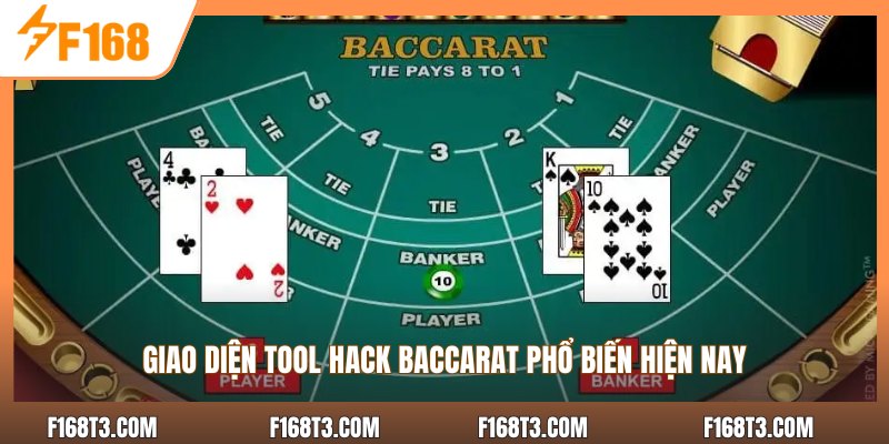 Giao diện tool hack baccarat phổ biến hiện nay
